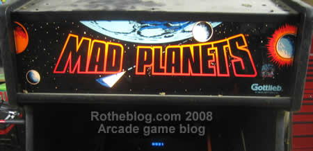 Mad Planets Marquee Lit Up