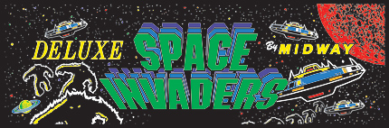 Space Invaders Deluxe Marquee