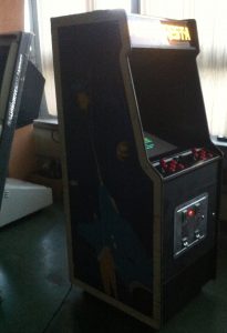 Kamikaze Cabinet with Moon Cresta inside